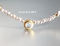 Preview: Freshwater pearl necklace * moonstone * 585 gold * 24 ct gold * 925 silver
