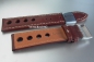 Preview: Barington * Leather watch strap * Racing * brown * 18 mm