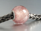 Preview: Trollbeads * Runder Erdbeerquarz * Facettiert  * 10