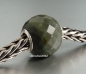 Preview: Trollbeads * Round Green Calcite * Facet Bead * 04