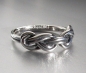 Preview: Trollbeads * Savoy Knot Ring * Size 54 *