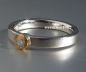 Preview: Ring * 925 Silber * 24 ct. Gold * Brillant