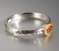 Preview: Einzelstück * Ring * 925 Silber * 24 ct Gold * Feueropal