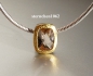 Preview: Necklace with Morganite  * 925 Silver * 24 ct gold