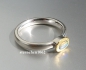 Mobile Preview: Einzelstück * Ring * 925 Silber * 24 ct Gold * Opal