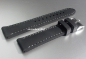 Preview: Eulit * watch strap * Silicone with bright seam * 18 mm