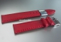 Preview: Barington * Leather watch strap * Soft Nappa * red * 22 mm