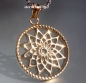 Preview: Dreamcatcher Pendant * Steel gold ion plating * Star * 3,5 cm