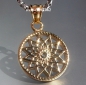 Preview: Dreamcatcher Pendant * Steel gold ion plating * Star * 2,5 cm