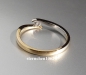 Preview: Solitär-Ring * Ring * 585 Weißgold * 585 Gelbgold * Diamant