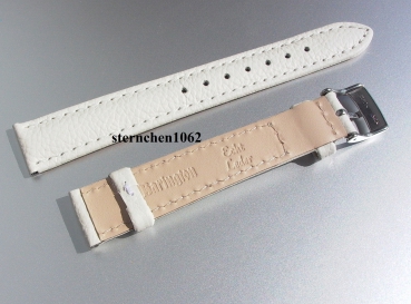 Preview: Barington * Lederband für Uhren * Uhrenarmband * Fancy * cremeweiß * 14 mm