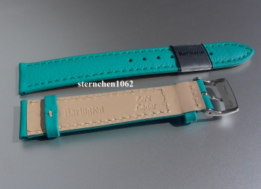 Barington * Leather watch strap * Fancy * turquoise * 14 mm