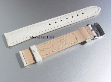 Barington * Leather watch strap * Fancy * cream white * 16 mm
