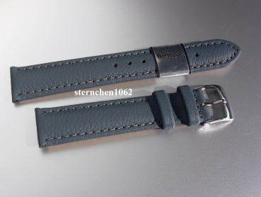 Barington * Lederband für Uhren * Uhrenarmband * Fancy * denim * 16 mm
