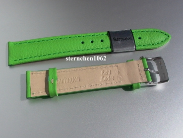 Barington * Lederband für Uhren * Uhrenarmband * Fancy * apfelgrün * 18 mm