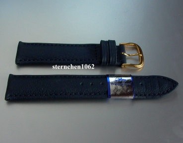 Barington * Leather watch strap * Imperator * blue * 18 mm