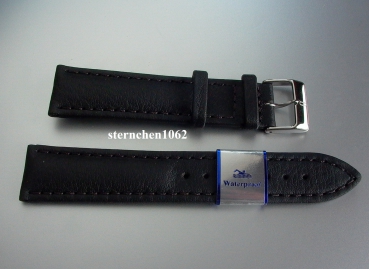 Barington * Leather watch strap * Imperator * black * 18 mm