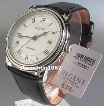 Regent * Stainless Steel leather * Automatic * 11050083 * Men's watch *