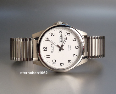 Preview: Regent * Herren-Armbanduhr * Titan * Zugband * 11090334 * F-1198