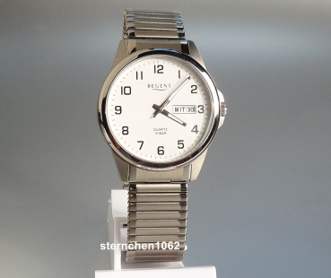 Preview: Regent * Herren-Armbanduhr * Titan * Zugband * 11090334 * F-1198