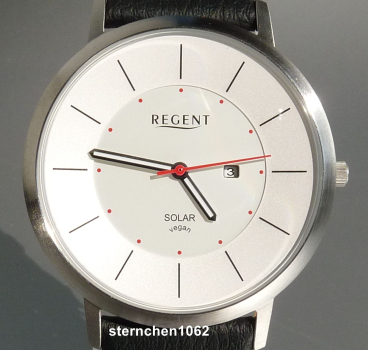 Regent * Herren-Armbanduhr * Vegan * Solar * 11110908 * BA-722