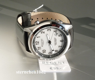 Regent * Men's watch * stainless steel * Leather * 11110930 * BA-772
