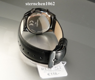 Preview: Regent * Men's watch * stainless steel IPB * Leather * 11110931 * BA-773