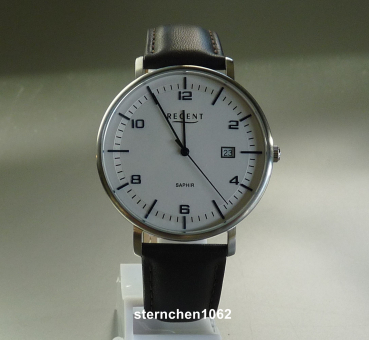 Preview: Regent * Men's watch * stainless steel * Leather * 11110946 * F1516