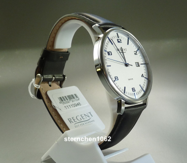 Preview: Regent * Men's watch * stainless steel * Leather * 11110946 * F1516