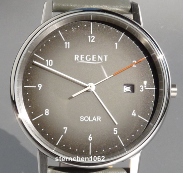 Regent * Herren-Armbanduhr * Edelstahl * Solar * 11110949 * F1547