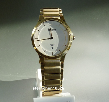 Preview: Regent * Men's watch * Stainless steel IPG * 11140157 * F1347