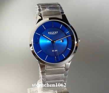 Preview: Regent * Herren-Armbanduhr * Edelstahl * Solar * 11150754 * BA-724