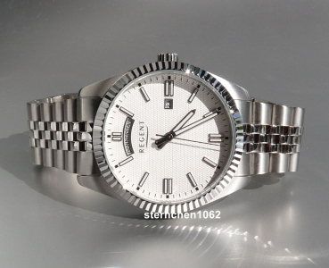 Preview: Regent * Herren-Armbanduhr * Stahl * 11150819 * BA-883