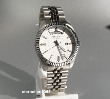 Preview: Regent * Herren-Armbanduhr * Stahl * 11150819 * BA-883