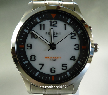 Regent * Herren-Armbanduhr * Stahl * 11150820 * F1609