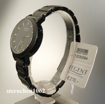 Regent * Ladies watch * 12030094/FR266 * Radio clock * Steel / Ceramics *