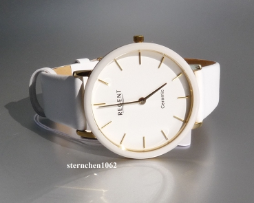 Preview: Regent * Stainless Steel * Ceramic * Leather * 12111372 * BA-842 * Ladies watch *