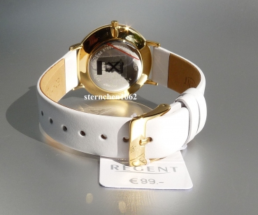 Preview: Regent * Stainless Steel * Ceramic * Leather * 12111372 * BA-842 * Ladies watch *