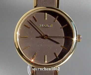 Regent * Edelstahl * goldfarben * Quarz * 12211026 * Damen-Armbanduhr