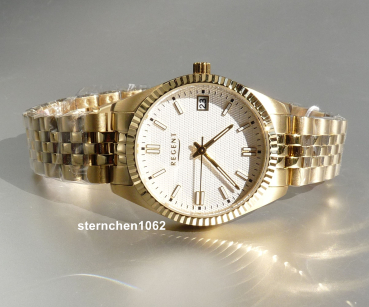 Preview: Regent * Damen-Armbanduhr * Stahl IPG * 12211144 * BA-877