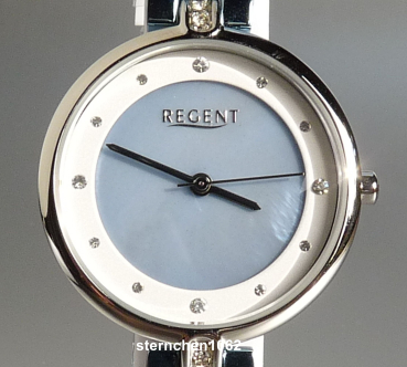 Regent * Damen-Armbanduhr * Edelstahl * 12221243 * F1656