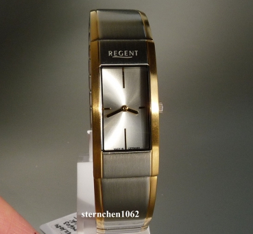 Preview: Regent * Stainless Steel Bicolor * Made in Germany * 12230706 * GM-2103 * Ladies watch *