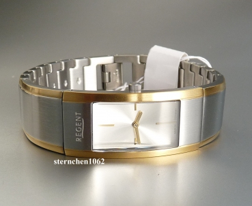 Preview: Regent * Stainless Steel Bicolor * Made in Germany * 12230706 * GM-2103 * Ladies watch *