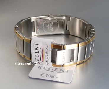 Preview: Regent * Stainless Steel Bicolor * Made in Germany * 12230706 * GM-2103 * Ladies watch *