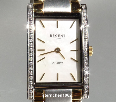 Regent * Damen-Armbanduhr * Titan IPG Bicolor * 12230728 * BA-866