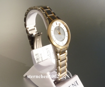 Preview: Regent * Damen-Armbanduhr * Ref. 12290513 BA-713 * Solar * Titan Bicolor *