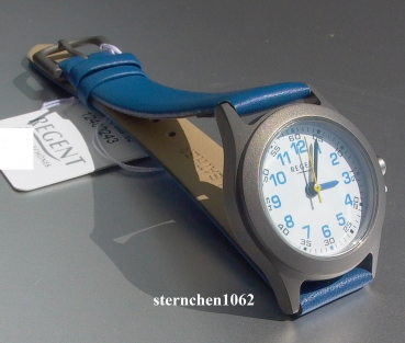 Preview: Regent * Blau * 12400243 * Kinder-Armbanduhr *