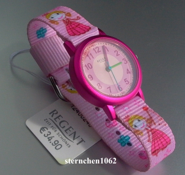 Preview: Regent * Prinzessin Motiv * 12400245 * Kinder-Armbanduhr *