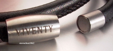 Preview: VIVENTY Stars * Lederarmband * Pink Gr. 1