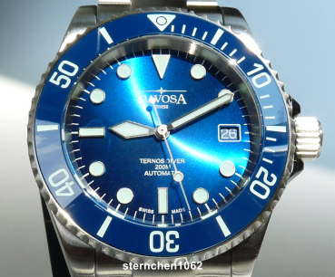Davosa * Ternos Diver Blue Lagoon * Automatik * 161.554.40 * Limited Edition